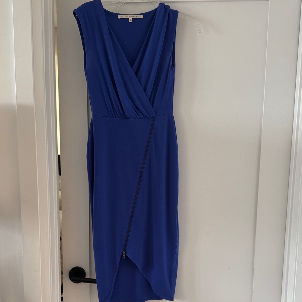 RACHEL Rachel Roy Asymmetrical Blue Dress